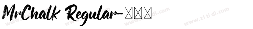 MrChalk Regular字体转换